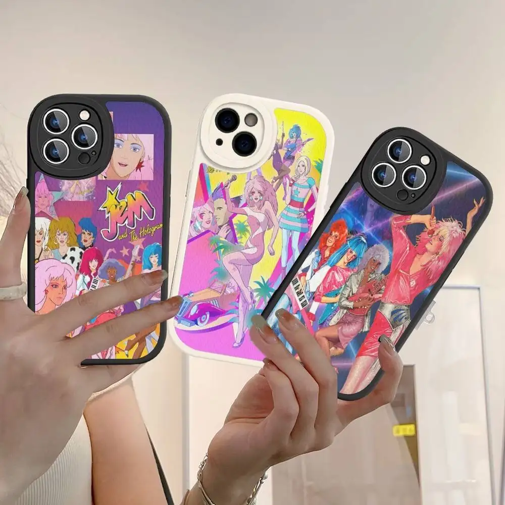 

J-Jem And The Holograms Phone Case Hard Leather For iPhone 16 15 14 13 12 Mini 11 14 Pro Max Xs X Xr 7 8 Plus Fundas
