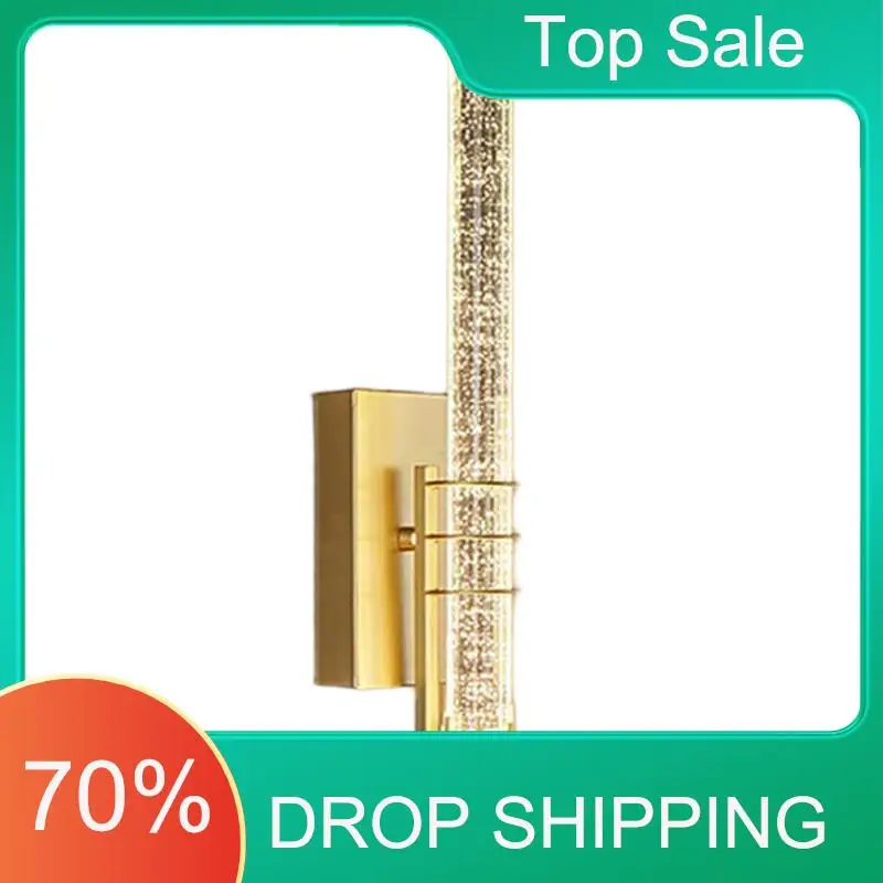 

AA63 HOT Background Wall Sconces Light For Living Room Bedroom Study Modern Bubble Crystal Wall Lamps Indoor Lighting