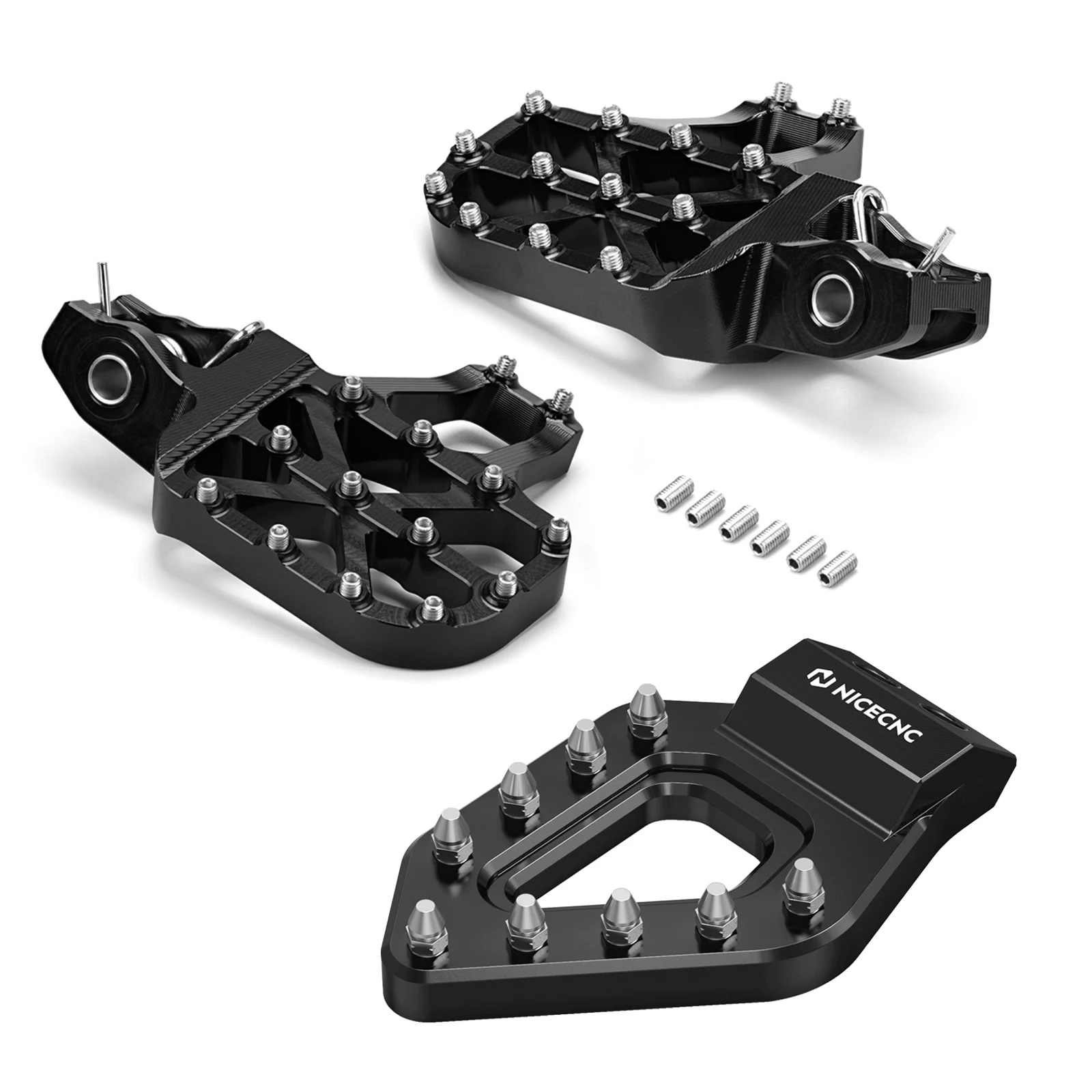 AliExpress NICECNC For Stark Varg EX For Stark Varg MX 2024-2025 Extender Foot Pegs Footrests & Rear Brake Pedal Tip Electric Dirt Bike