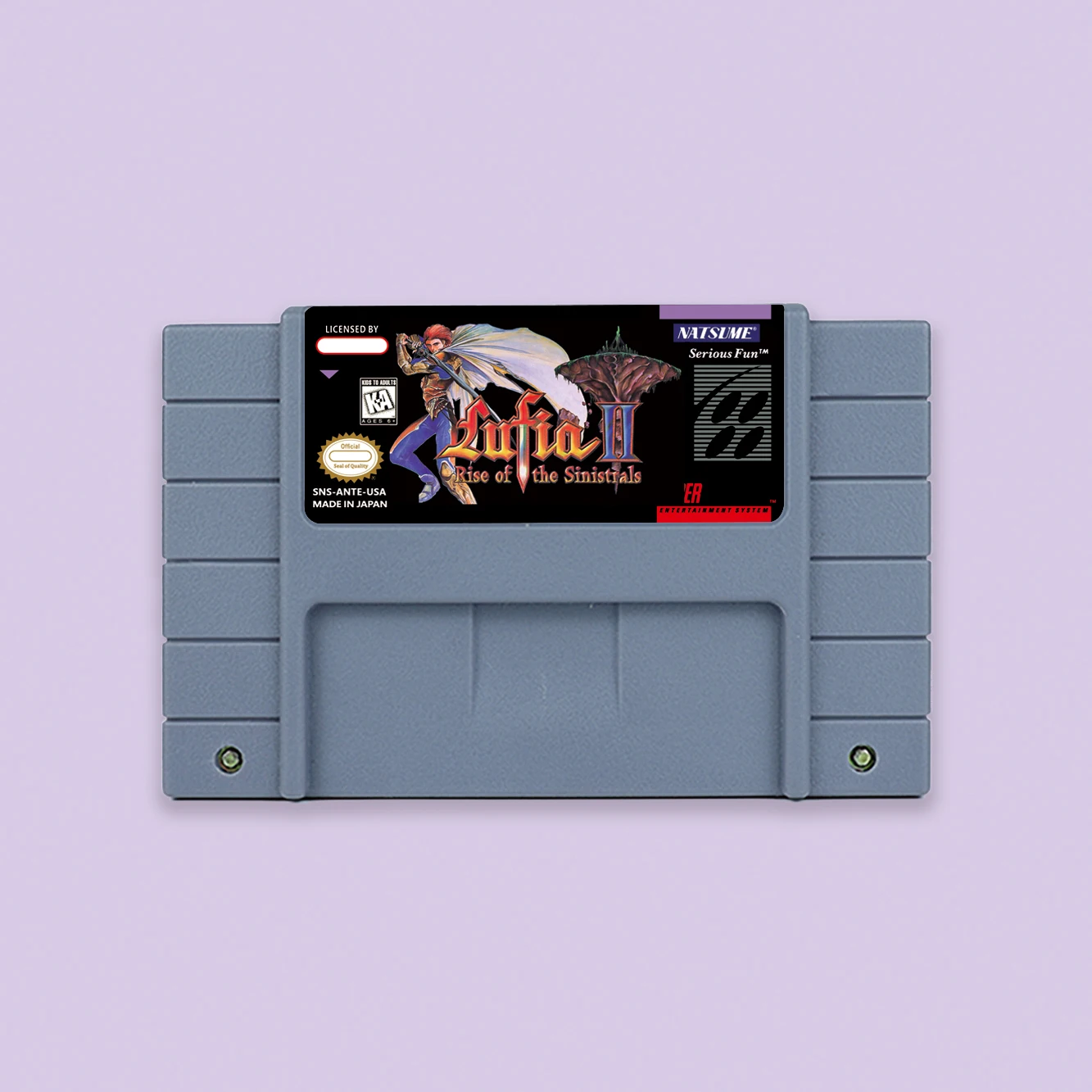 Lufia e a Fortaleza da Perdição 2 -Rise of the Sinistrals, jogo RPG para SNES, 16 Bit, EUA, NTSC ou EUR PAL cartucho de videogame