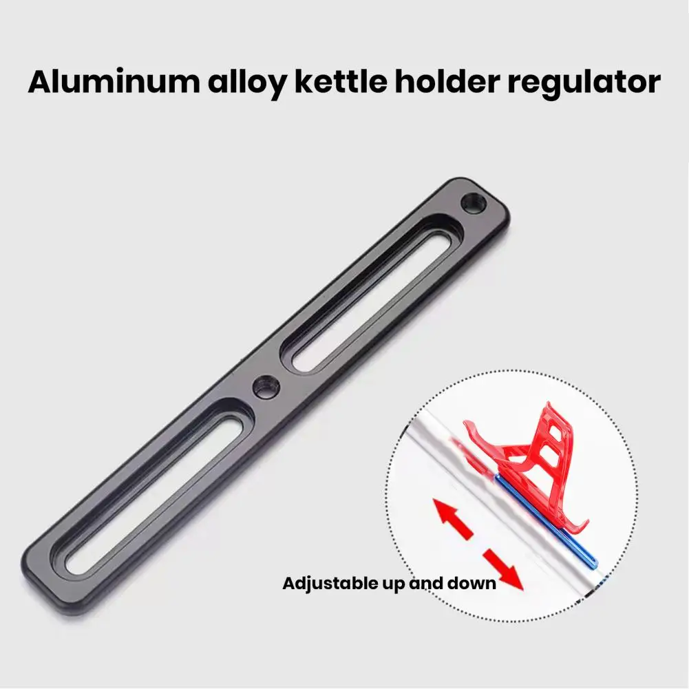 Sturdy Water Bottle Mount Aluminum Alloy with Fixing Bolts Bicycle Alt Position Cage Mounting Base Hole Position Adjustment