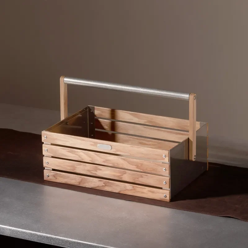 Wooden Baby Clothes Storage Box Household Toy Organizer Rack Natural Wood Nursery Furniture Basket for Kids Room Decor