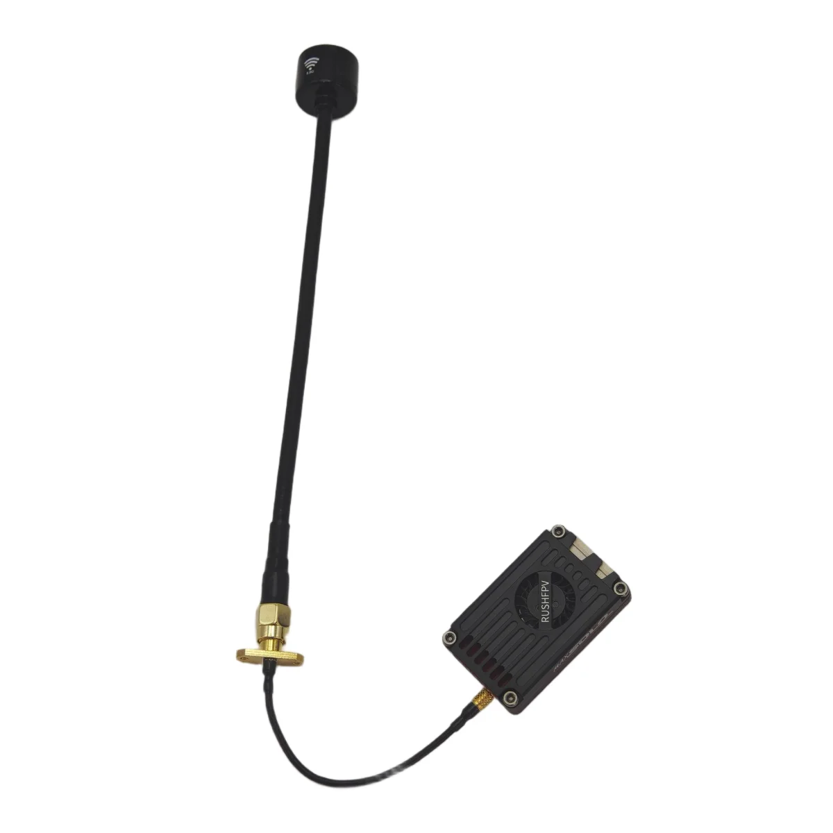 RUSH TANK MAX SOLO 5.8GHz 2.5W FPV VTX with 5.8G 3Dbi Video Transmission RRHCP SMA Antenna for RC Freestyle FPV Racing Drone
