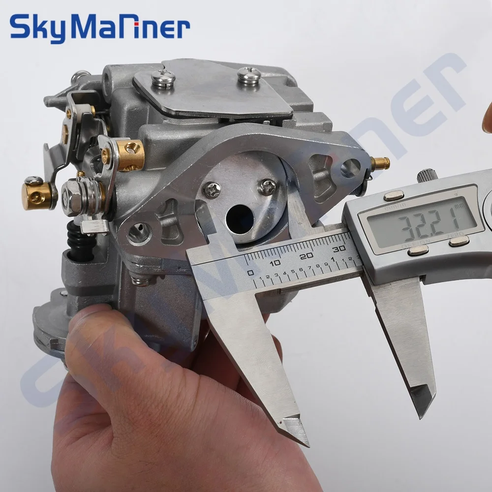 Carburetor 66M-14301-10 66M-14301-12 for Yamaha 15HP F15 4 Stroke Outboard Motors 66M-14301-11-00 Boat Engine Components