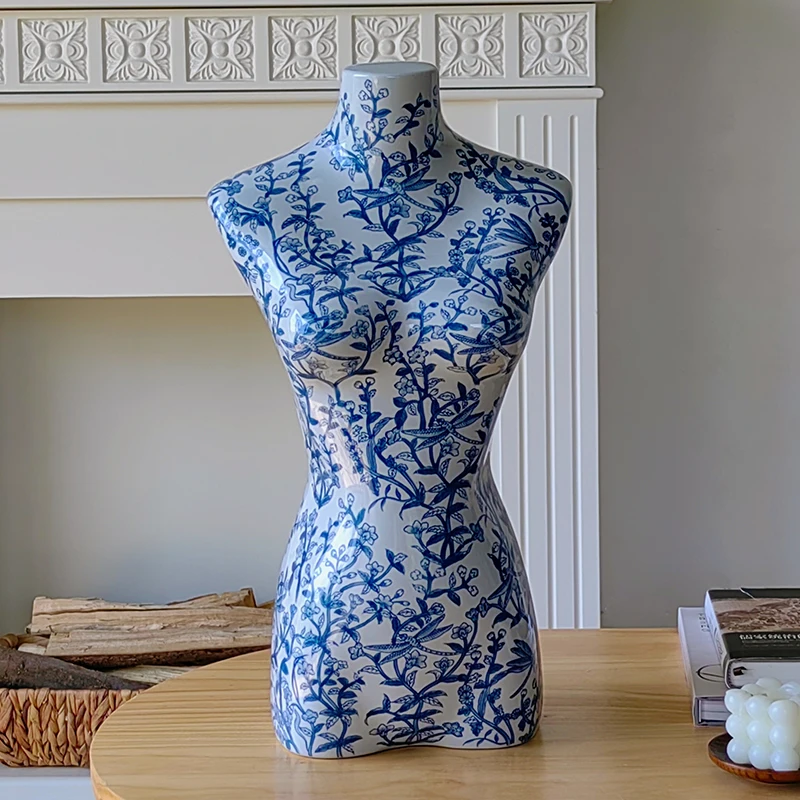 Art Human Sculpture Ornaments,Luxurious Ceramic Crafts,Home Artworks Decor,Portrait Statue,Creative Storage Rack,Nordic Gifts