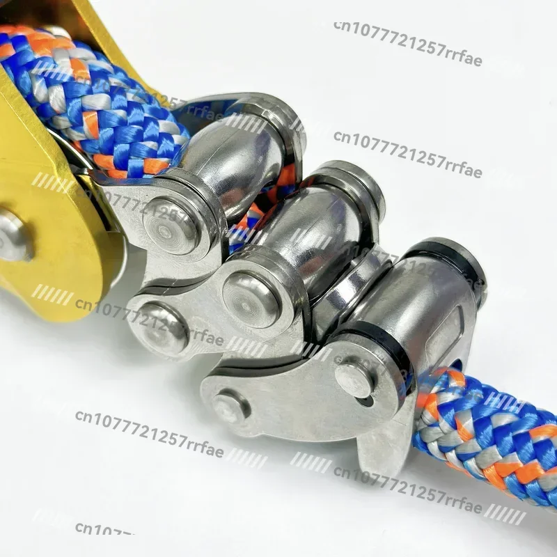 150KG Graber Fall Belay Device For Rope Climbing Arborist Rescue And Aerial Work