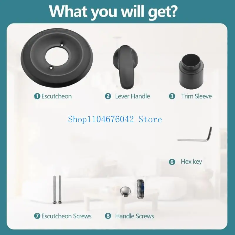 

5asd Corrosion Resistant Bathroom Faucet Levers Handle Trim Easy installs Shower Valves Hardware Upgrades for Smooth Operation