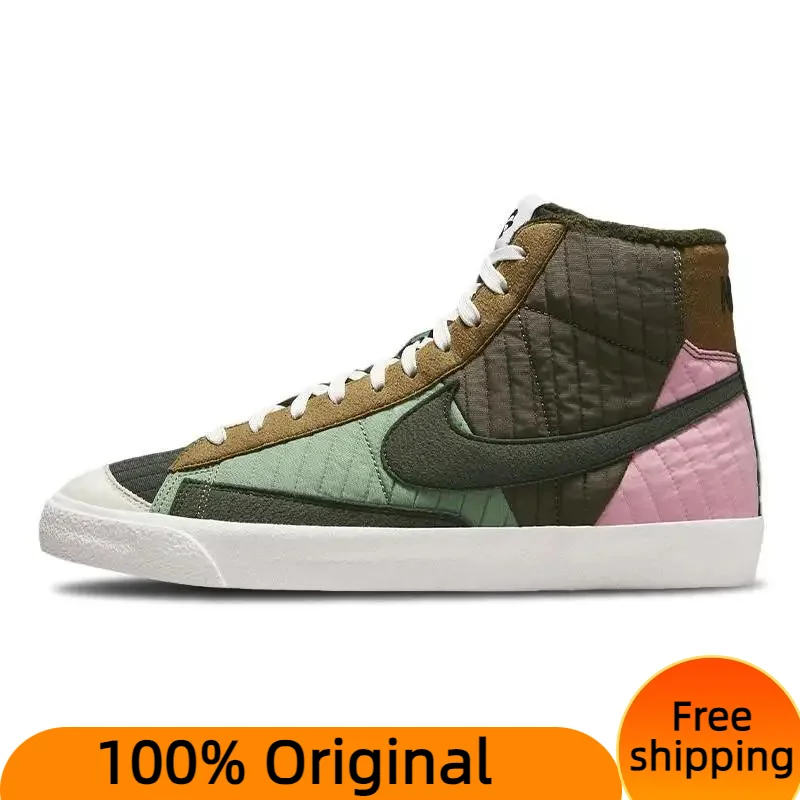 

Nike Blazer Mid 77 Premium Toasty Sequoia Quilted Sneakers shoes DD8024-300 With Original Box