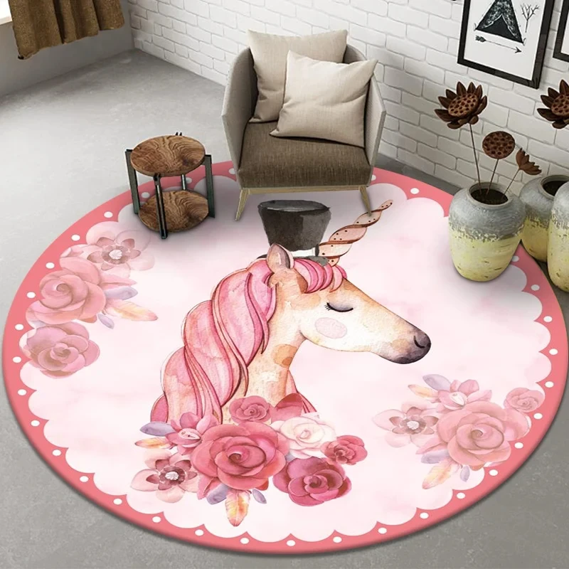 พรมลายการ์ตูนยูนิคอร์นทรงกลม พ - Kids Unicorn Outdoor Chair บทวิจารณ์และราคา