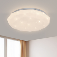 24W Diamond Starry Sky LED Ceiling Light, 4500K Neutral Light Ceiling Light for Living Room, Bedroom, Dining Room, and Corridor