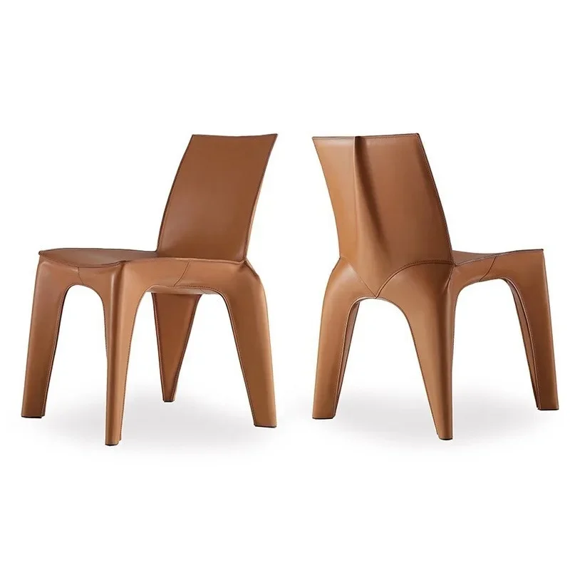 Kursi makan model rumah pribadi desainer, kantor penjualan, ruang negosiasi, buku, rumah tangga, single