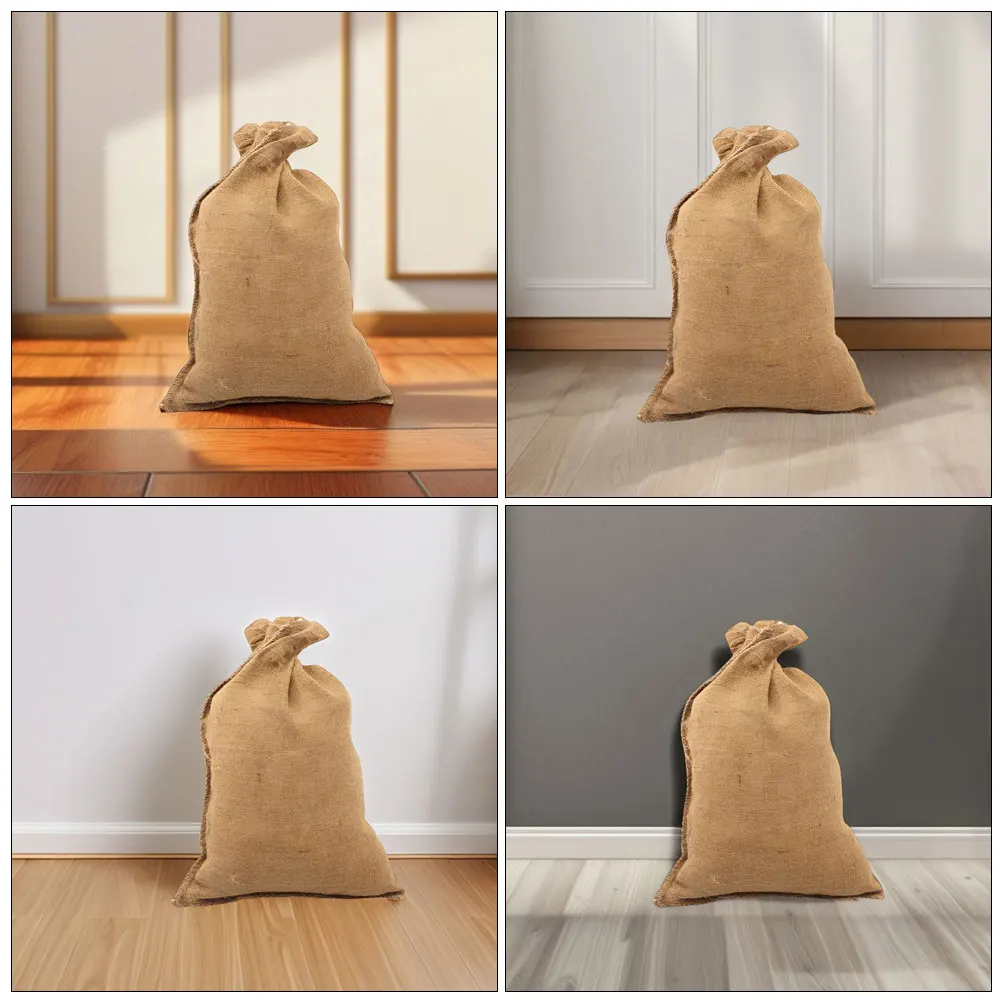 

Heavy Duty Burlap for Storing Potatoes Onions Vegetables Reusable Washable Breathable Large Capacity Gardening Storage Sack Race