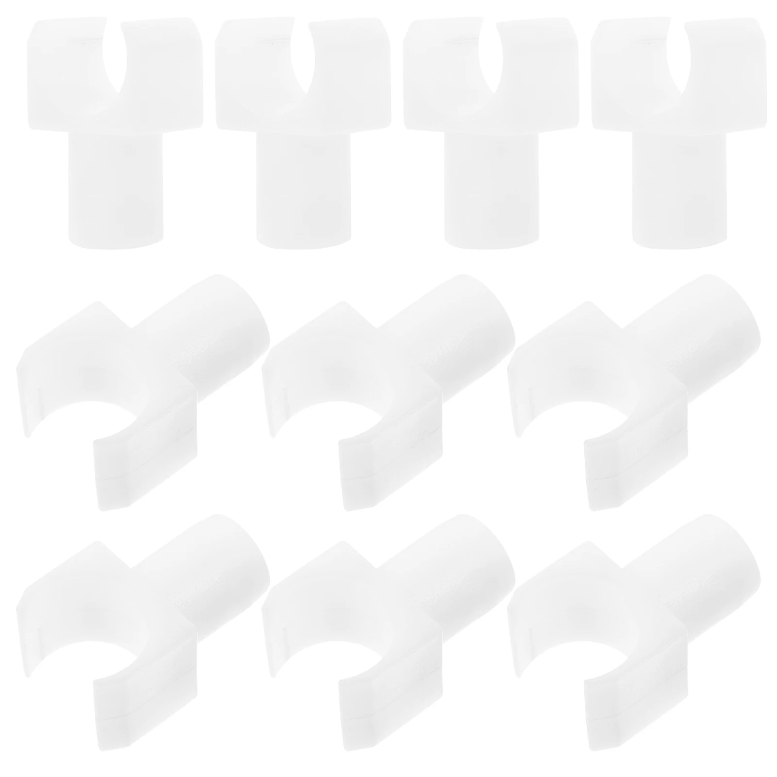 

10PCS Wheelchair Support Block Seat Rail Guide Universal Drive Parts White Long Slide Wear Resistant ABS Material Lightweight