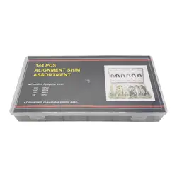 144 Auto Alignment shim Alignment Shims Assortment Set with Storage Box Universal for Camber Alignment