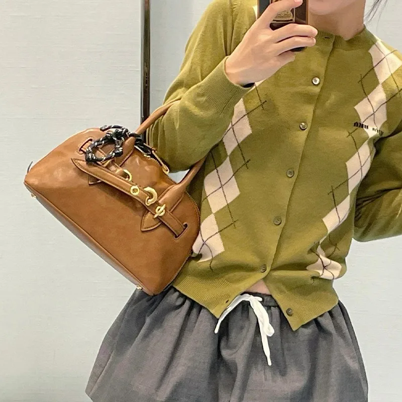 2026 Women's  New Vintage Shell Bag New Arrival High End Fashion Lightweight Versatile Underarm Shoulder Daily Handbag