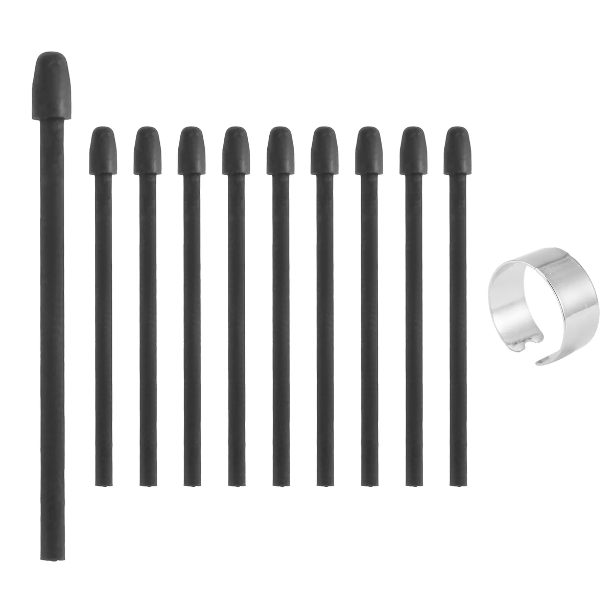 Abqr 10 peças de pontas de caneta marcadora para caneta notável 1/2 para caneta2/caneta mais pontas macias de substituição, pontas com ferramenta