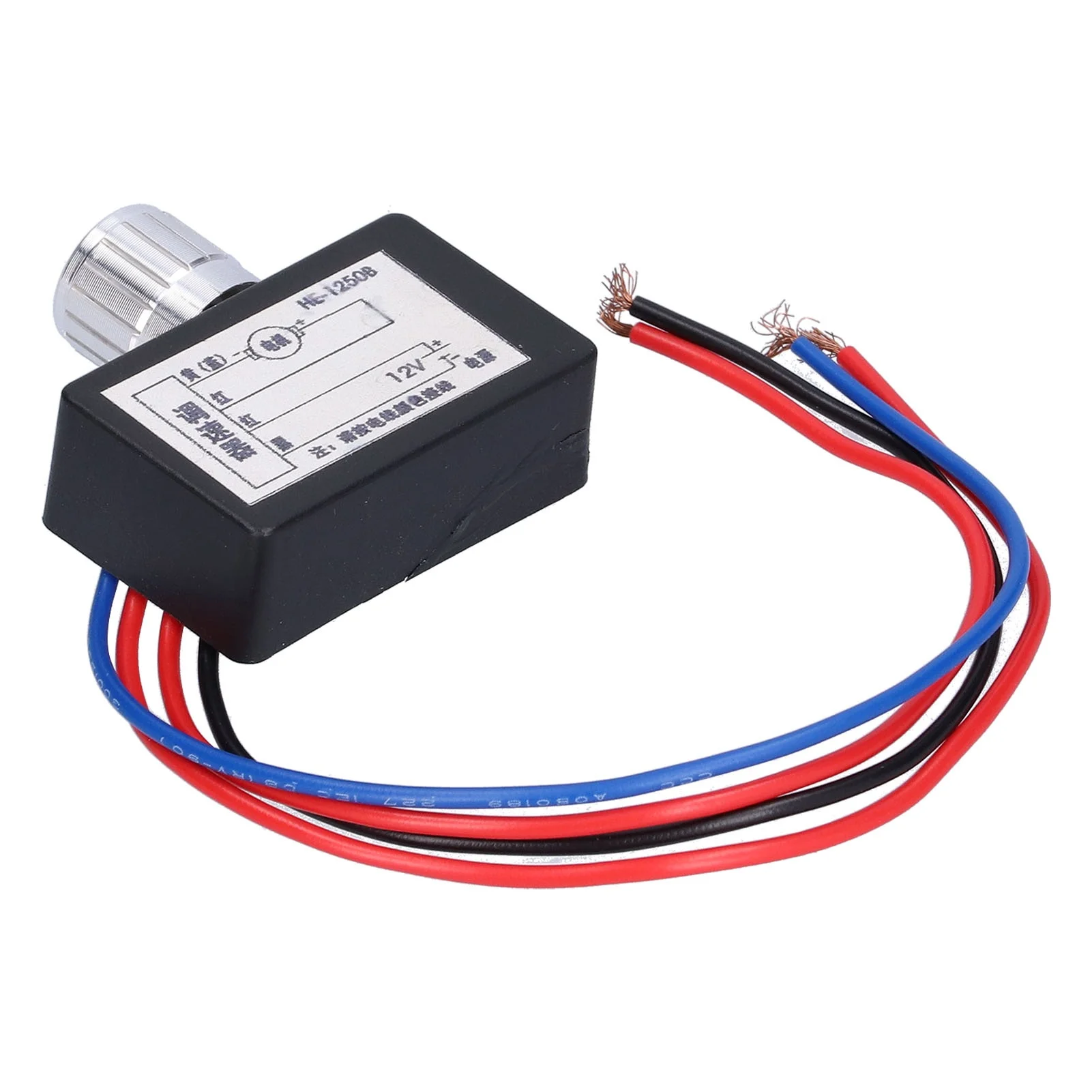 1250B Electronic Speed Switch PWM Monitor Dimmer Governor 12V DC Motor Speed Controller