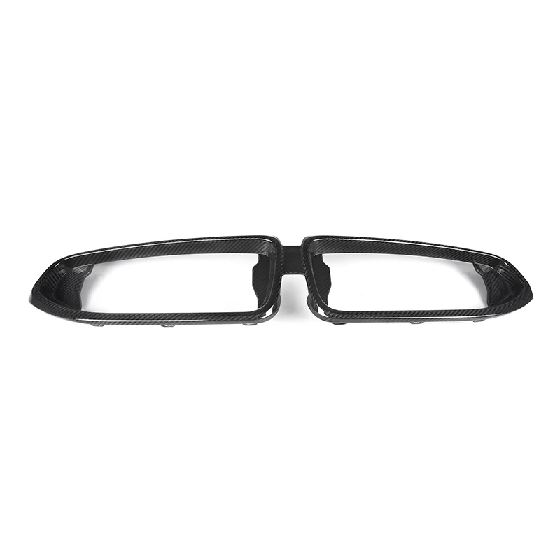 

RELI5 Dry Carbon Fiber Front Bumper Grill Frame Kidney Center Grille for Bmw 2020 2023 2 Series G42 2-Door G42 Grill Frame