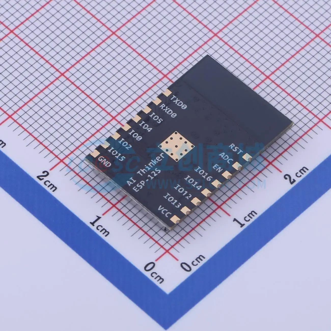 5pcs ESP-12S-8285-2M SMD 24x16mm ESP8285chip SPI UART I2C 2.4GHz WiFi Wireless Module for Smart Home System