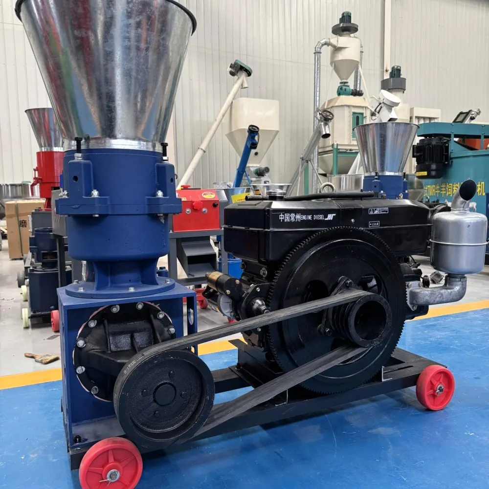 AIROW Hot Sale Diesel Feed Pellet Machine for Poultry Livestock Animal Feed Processing on Small Farms