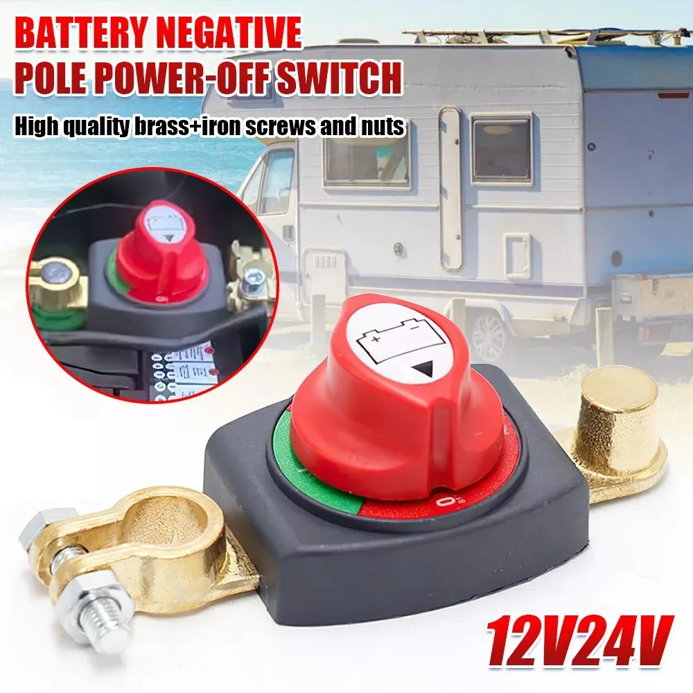 

12-48V Battery Disconnect Switch On/Off Battery Isolator Power Cut Master Isolator Circuit Breaker Parts For Cars/Rvs/Boats