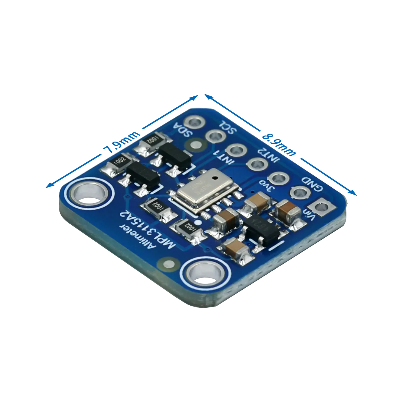 Modul sensor suhu cerdas ketinggian tekanan barometrik MCU-3115 module