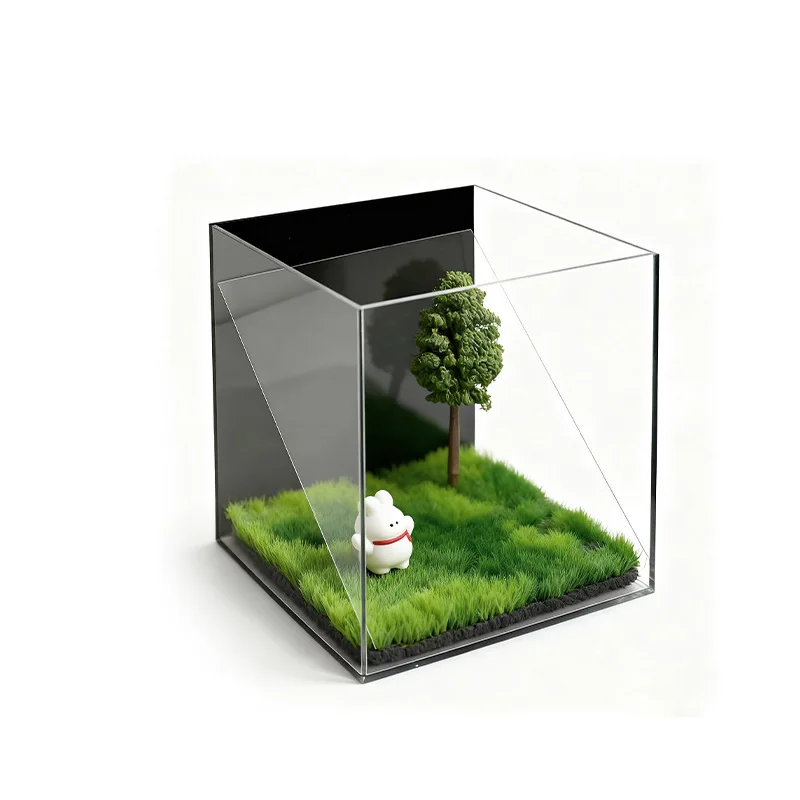 

Pet holographic projection digital house, cat digital, souvenir, image box.