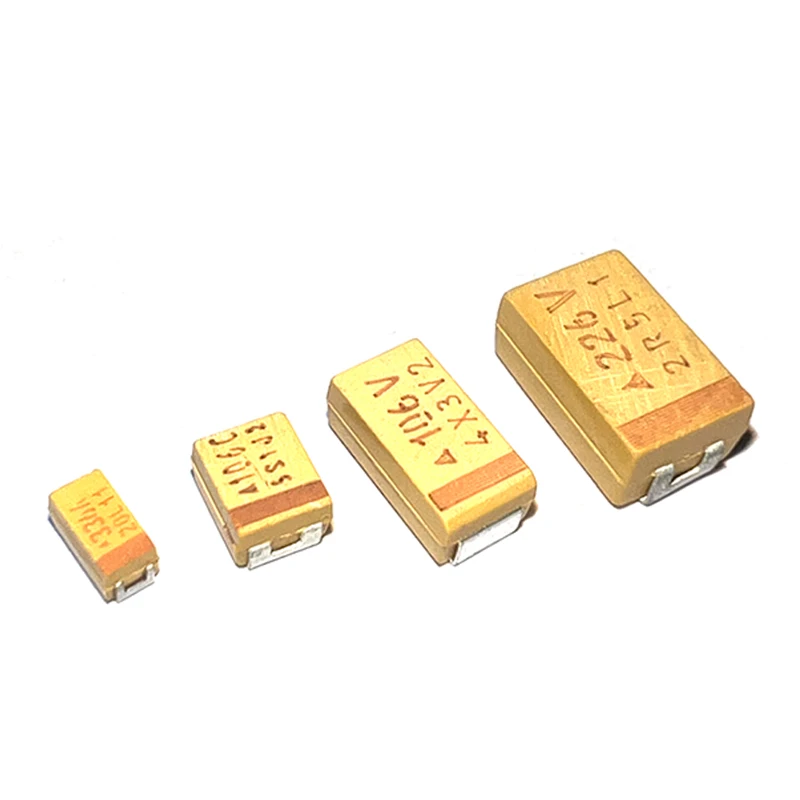 10 قطعة ABC D E SMD حالة التنتالوم مكثف 16V 105C 155C 225C 335C 475C 106C 476C 1 فائق التوهج 1.5 فائق التوهج 2.2 فائق التوهج 3.3 فائق التوهج 4.7 فائق التوهج 10 فائق التوهج 47 فائق التوهج