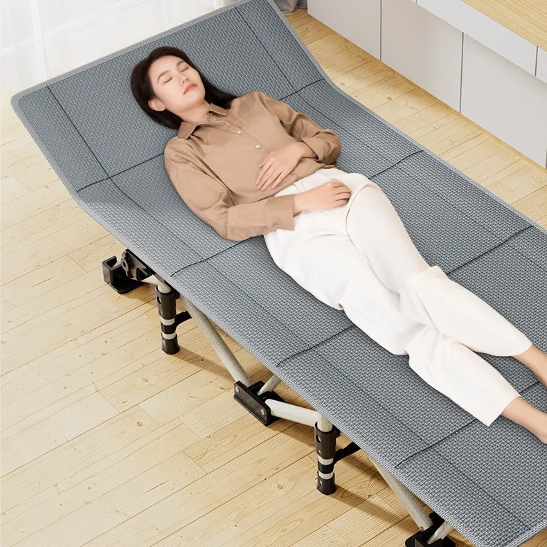 Portable Folding Single Home Cot Multifunctional Reclining Lunch Chair For Office Nap Home Emergency