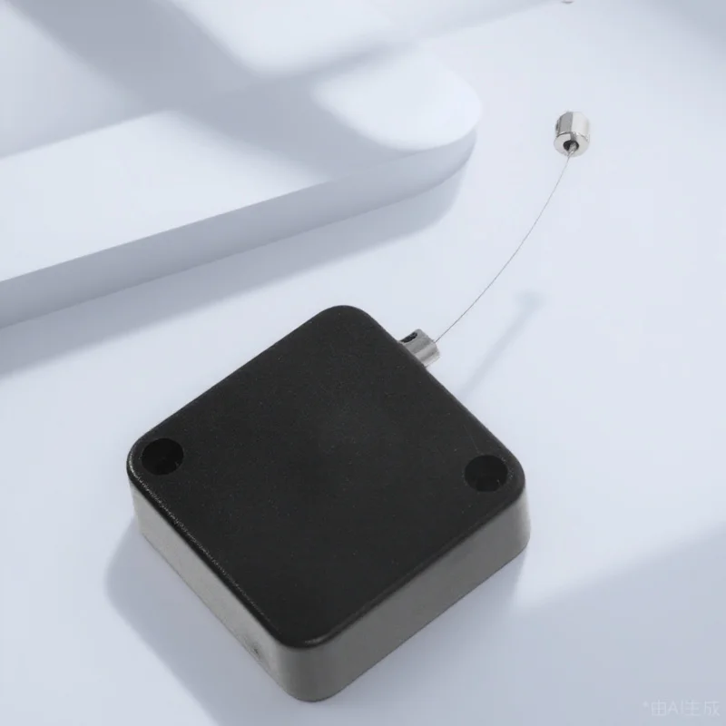 Retractable Cable Locks Anti Lost Steel Wire Box for Mobile Phones Tablets Easy Use Sturdy Design Retractable Cable Locks