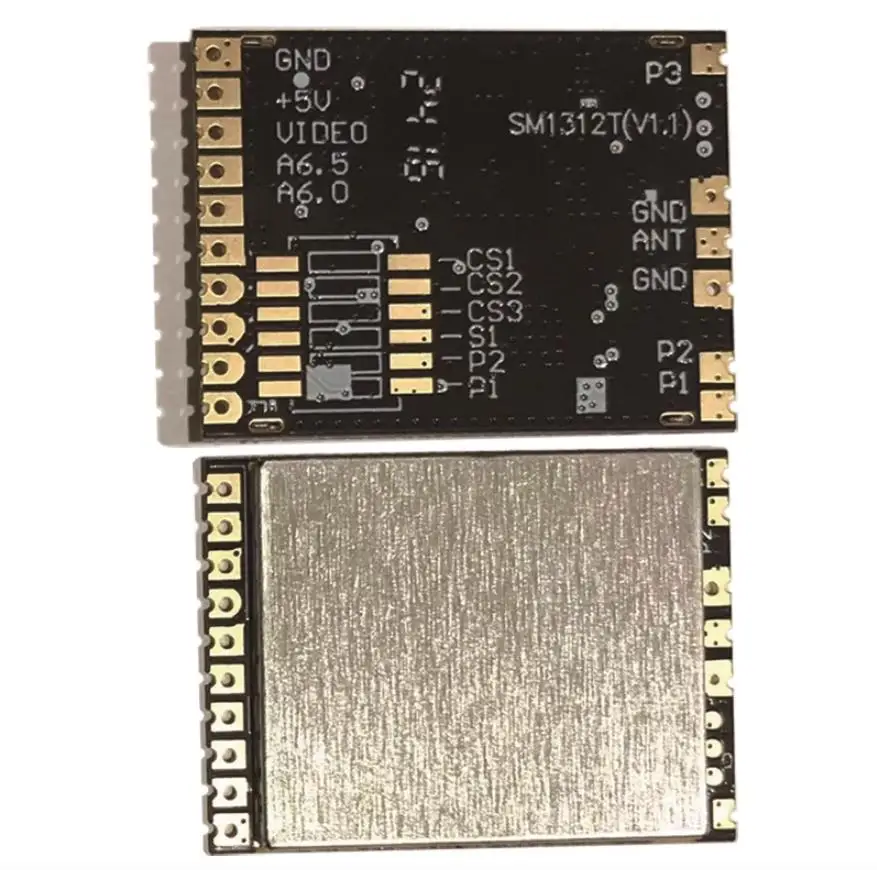 

1.2G 1.3G 1.6W VTX Wireless Image Video Transmission Module 16CH Frequency band 1120MHz -1360MHz Transmitter Power Adjustable
