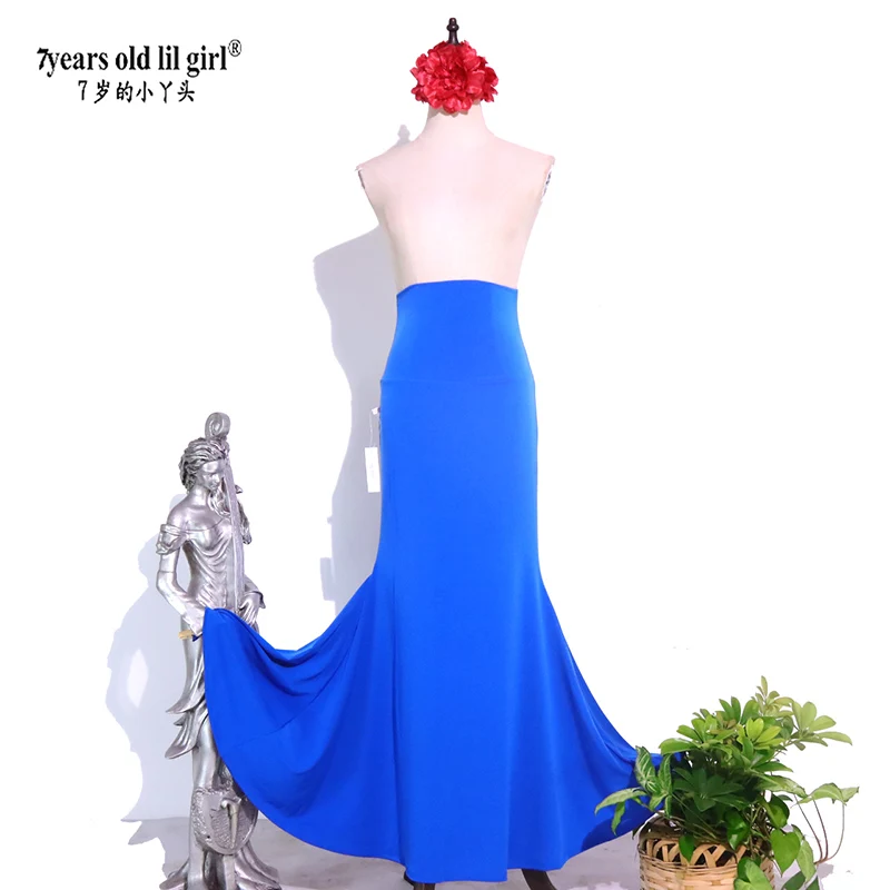 7 anos de idade lil menina 2025 novo vestido de dança espanhola saia prática flamenco multicamadas wear feminino ev01