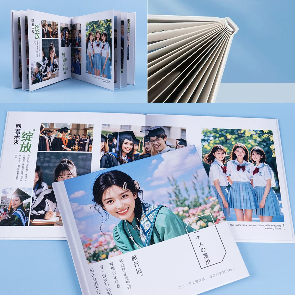 Custom Books Booklet Brochure Printing Magazine Comic Instruction Manual Catalogue For Advertising Company Business Soft Cover