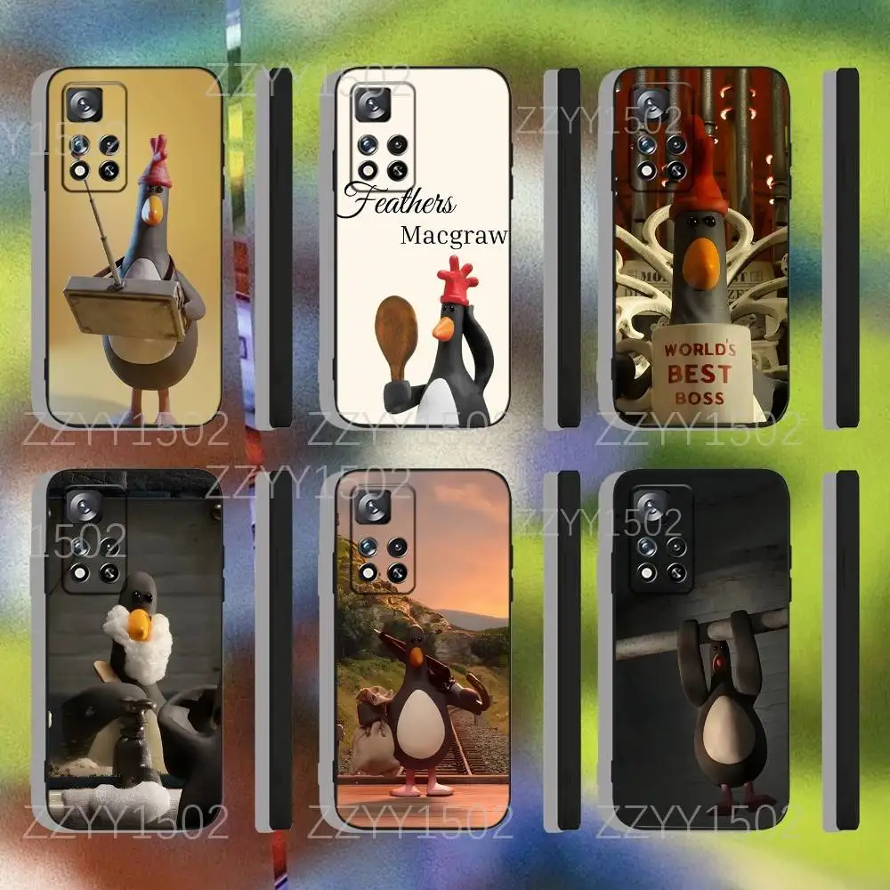 W-WallaceS Penguin Gromit Handyhülle für Samsung S25, S24, Ultra, S20, S30, Plus, S22, S23, Ultra, Plus, 5G Soft Black