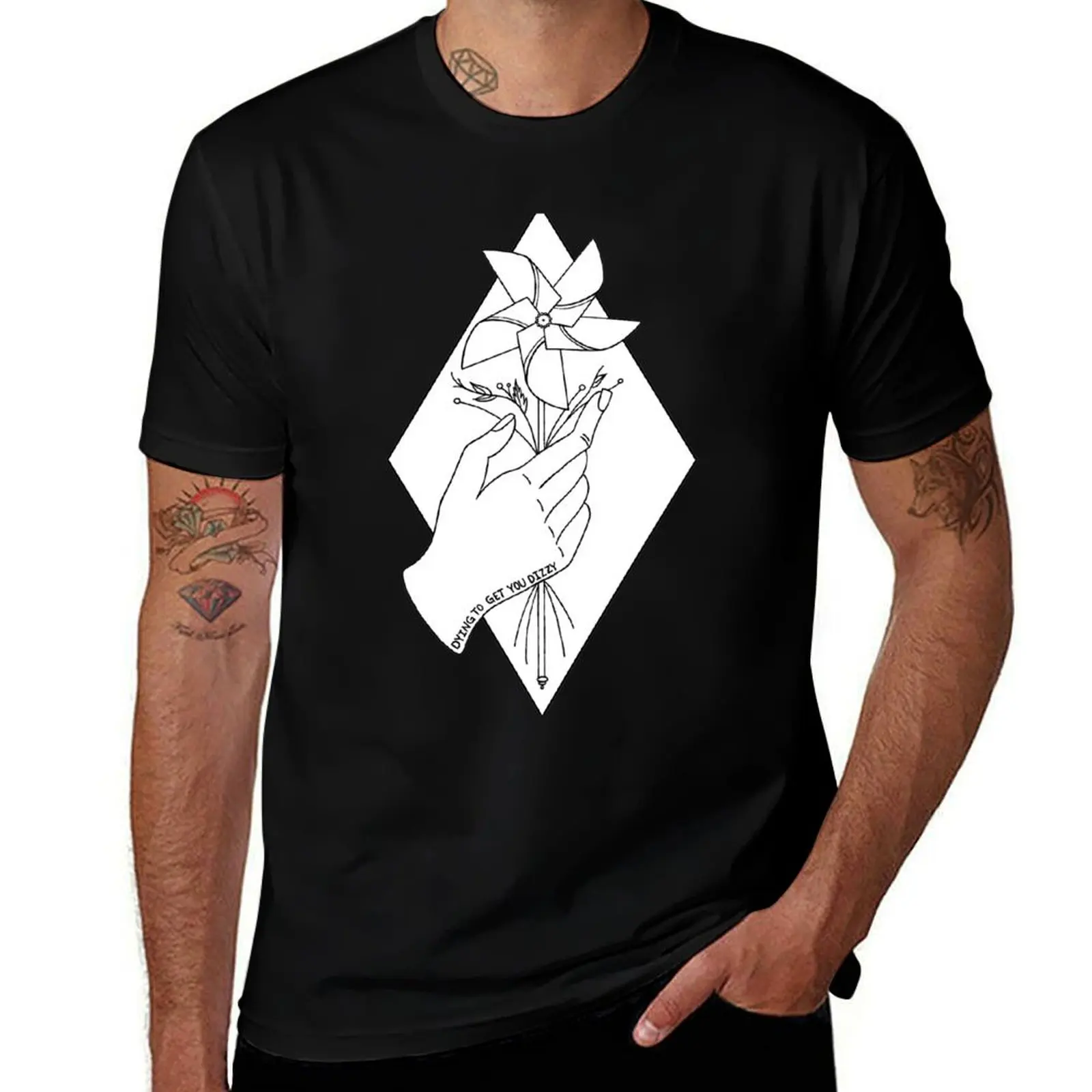 Turnover Dizzy on the Comedown Design T-Shirt Work Style Casual T-Shirt