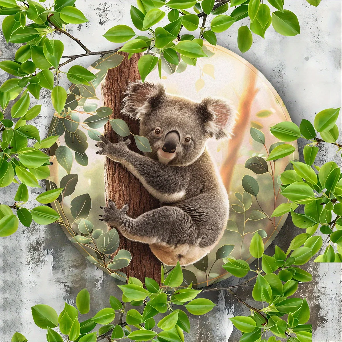 معدن كوالا جدار الفن 8x8 بوصة خمر الألومنيوم تسجيل لديكور المنزل المطبخ حديقة