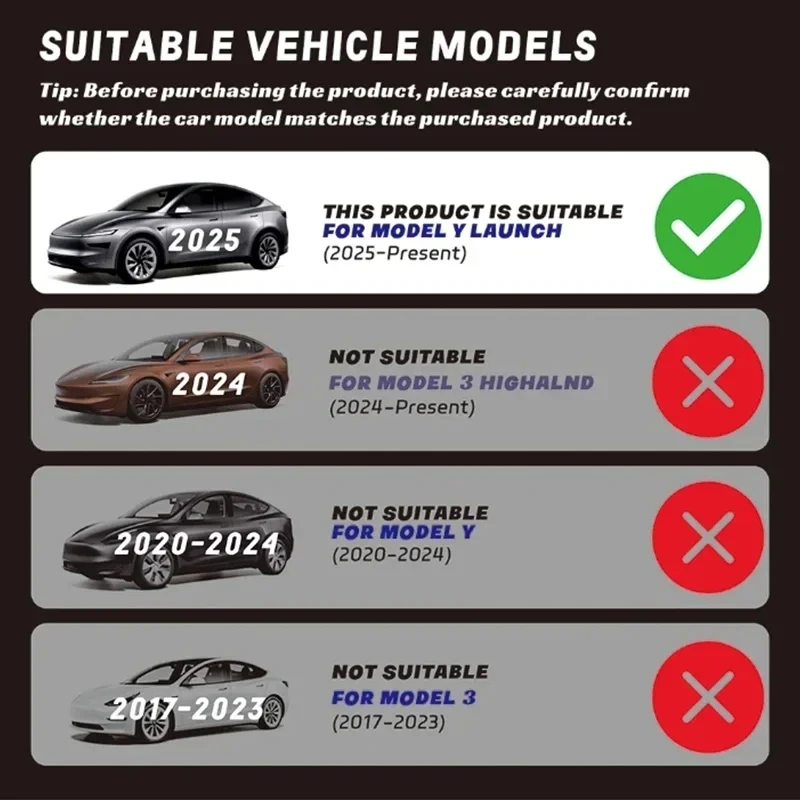 Für Tesla Model Y Juniper 2025 Auto Mittelkonsole Seiten-Antikick-Schutz TPE Wasserdicht Schmutzabweisend Vollständige Abdeckung Antikick-Schutz – Detail 4