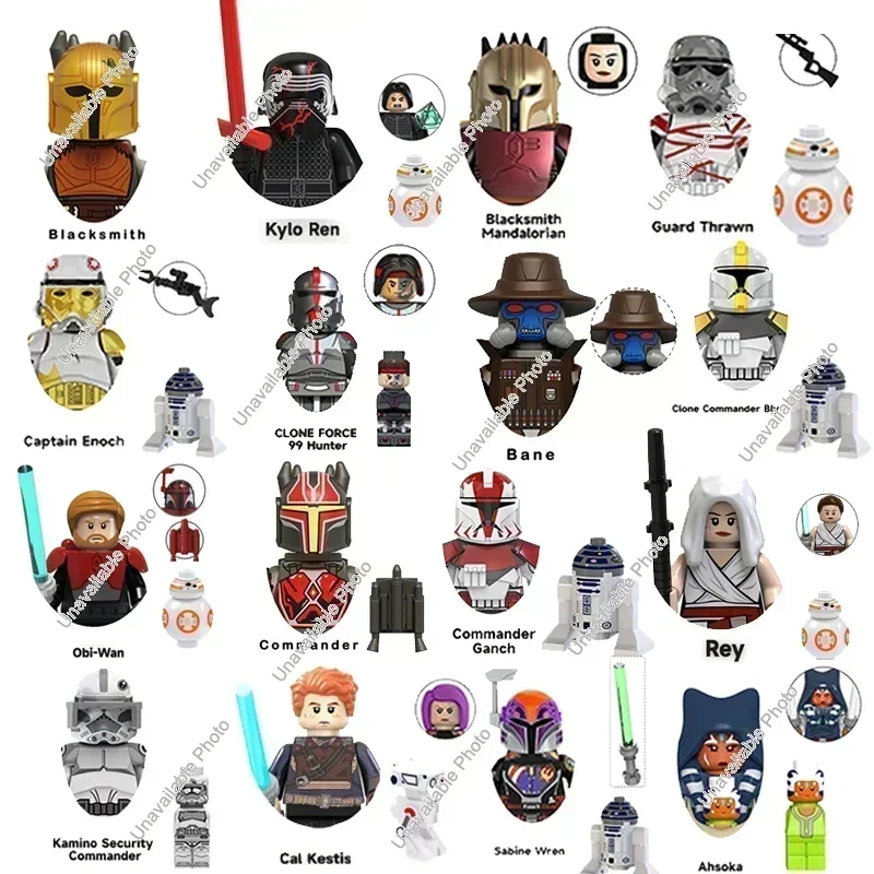 

Hot Toys Clone Star Wars Figure Brick Mandalorians Savage Opress Sabine Wren Action Collect Model Building Block Figure Toy Gift