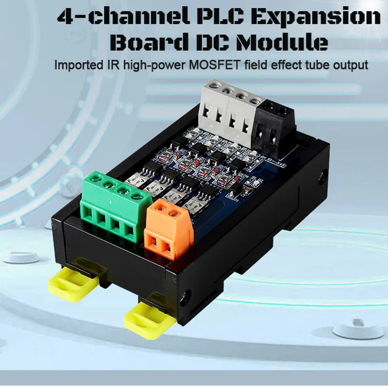 4 Channel  3A Self-recovery PLC Expansion Board DC Module PLC Board Protection for Hydraulic Valve