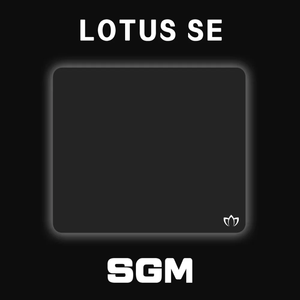 Lotus SE Mouse Pad BLACK/RED Neutral Control Mouse Mat  MID/SOFT/XSOFT Hardness Durable Custom Computer Office Gaming Accessory