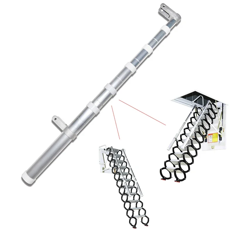 

Ladder Telescoping Handrails - Alloy Telescoping Handrails Available for Hinged Folding Ladders