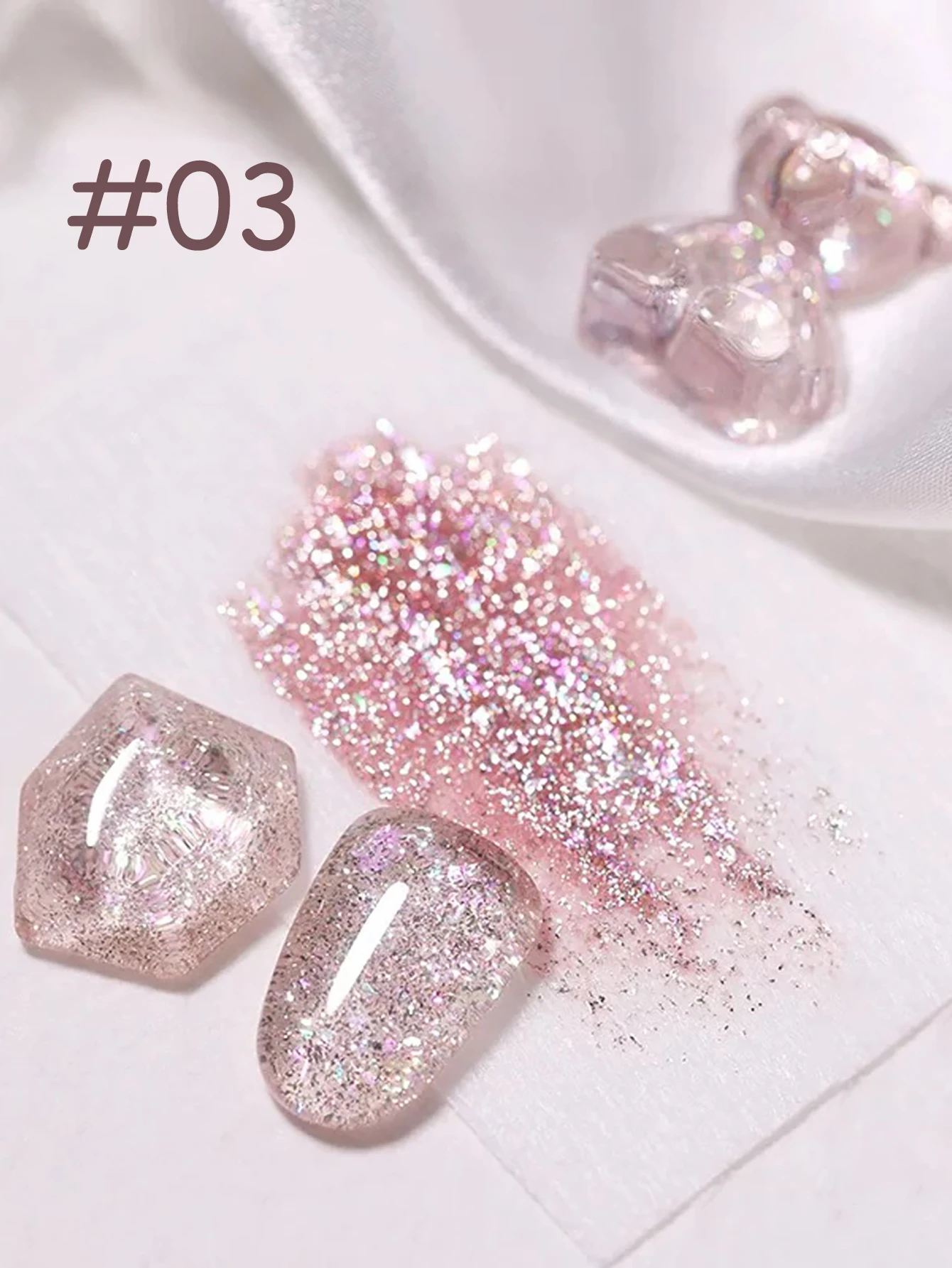 1 قطعة ZH موضة شعبية الثقيلة المتفجرة بريق هلام مسمار البولندية 2025 الخريف الأظافر جديد سوبر لامعة ورقة مسمار ملصقات الأظافر لوازم #5