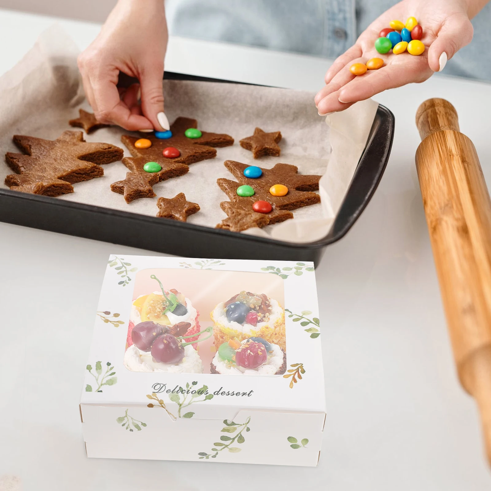 

Dessert Packing Box Cake Packing Box Small Dessert Box Mousse Packing Box Packaging Tart Box