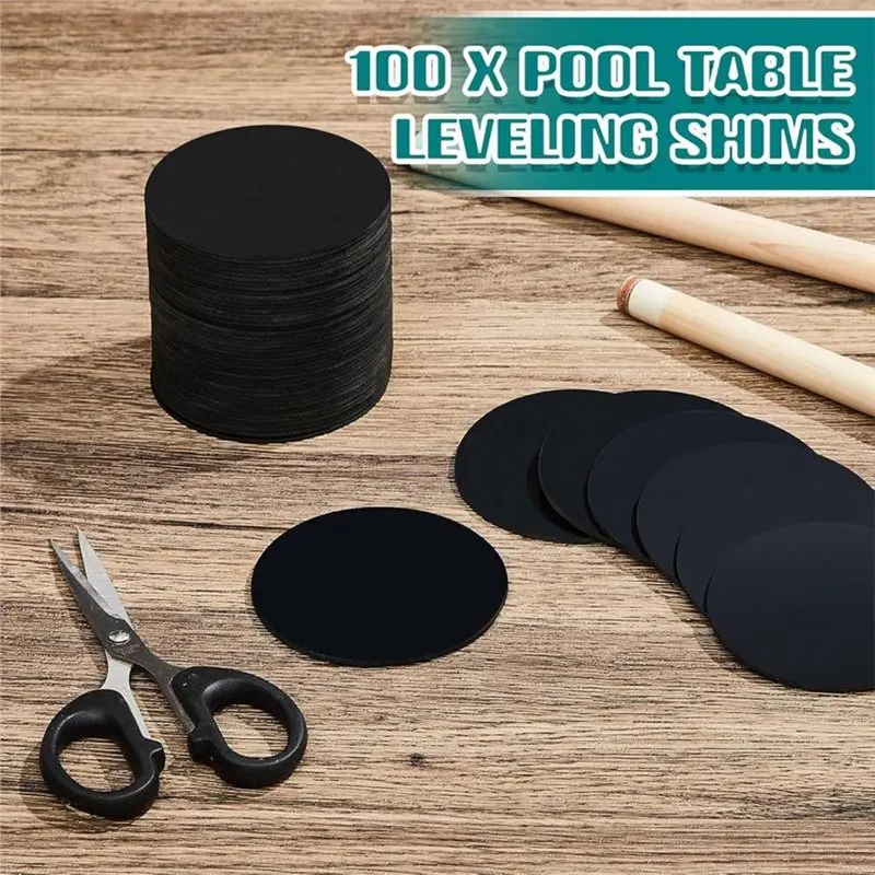 A01F-Billiard Pool Table Leg Shims 100 Pcs 3