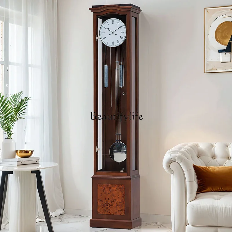 

FG17Creative Floor Clock Living Room High Sense Light Luxury Modern Simple Four Tones