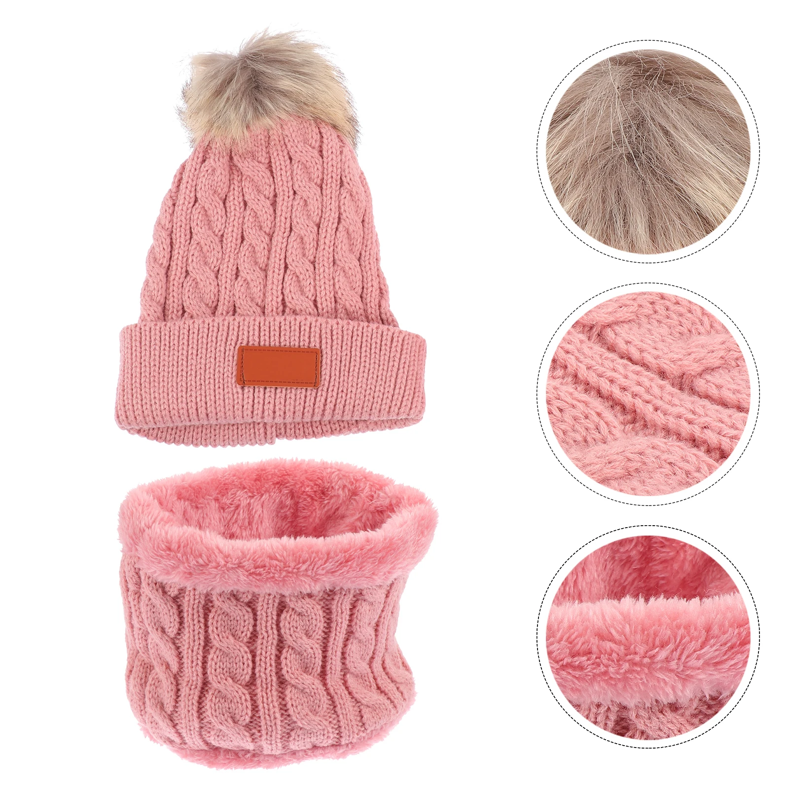 

1 set 1 Set Warm Winter Hat Lightweight Portable Cozy Headwear Neck Warmer Stylish Outdoor Indoor Accessory Gift For Friends