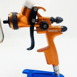 DEWELES High Quality Custom Forging Press Paint Spray Gun 1000BG 1.3mm Boutique Sheet Metal Car Furniture Airbrush