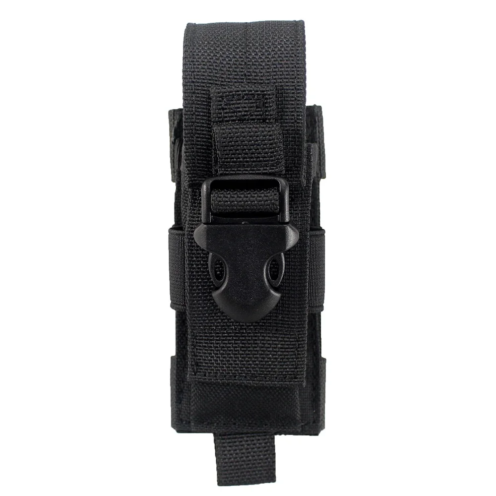 Tactical Single Sheath Holster Utility Tool Holder Case Horizontal Vertical Pistol Mag Pouch Flashlight Folding Knife Tool Pouch