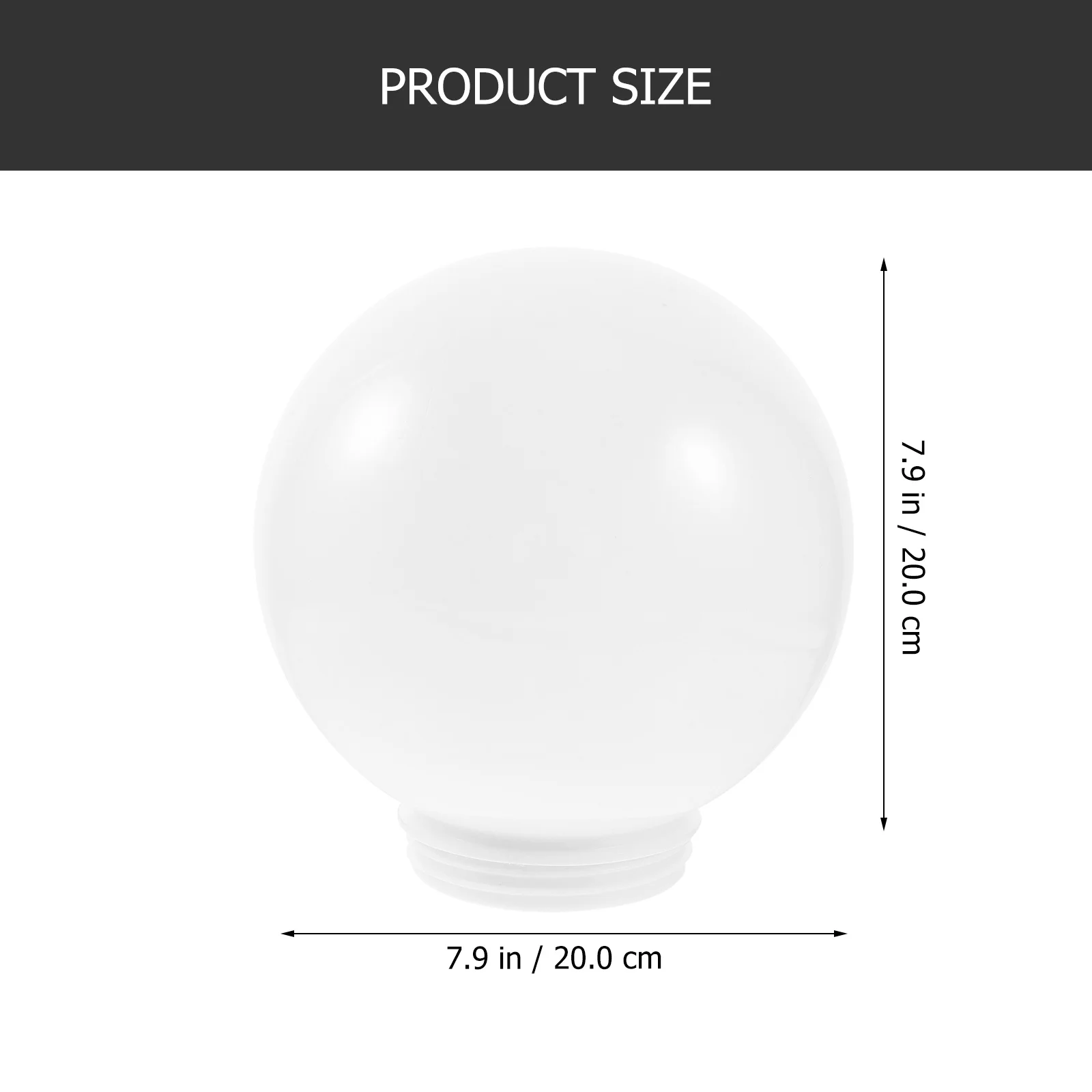 

Decorative Acrylic Globe Lampshade Design Waterproof Protective Cover Outdoor Indoor Lighting Lamp Shade