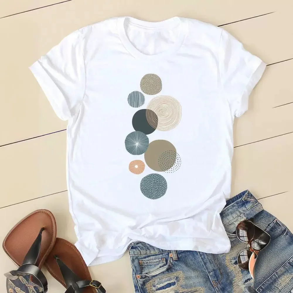 

Love Simple Printed European and American Clothing Shirt Short Sleeve T-shirt Tops T Shirt Women Clothes